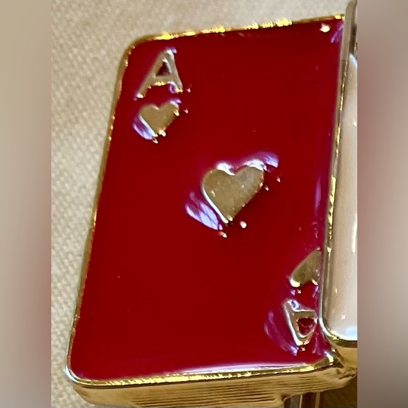 Vintage MIMI Di N “Playing Cards” Belt Buckle, NWT - Picture 2 of 16